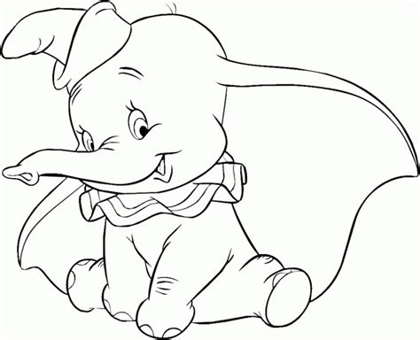 Baby Dumbo Coloring Pages