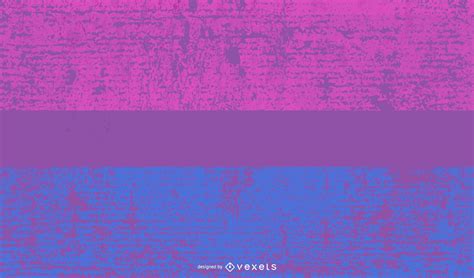 Bisexual Pride Flag Grunge Vector Download