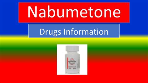 NABUMETONE - - Generic Name, Brand Names, How to use, Precautions, Side Effects - YouTube