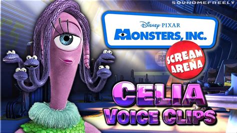 All Celia Voice Clips • Monsters, Inc. Scream Arena • All Voice Lines • 2002 (Jennifer Tilly ...