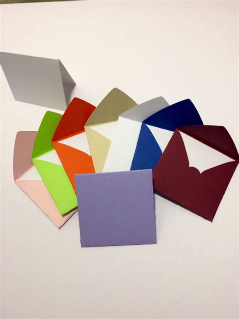 Small square envelopes with cards 2x2