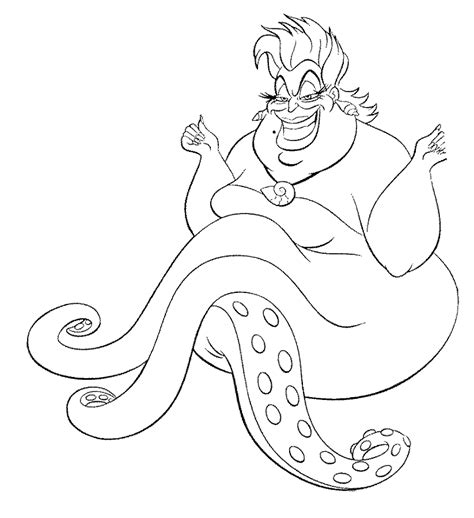 Ursula Coloring Sheet