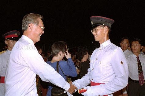 PRIME MINISTER GOH CHOK TONG CONGRATULATES HIS SON GOH JIN