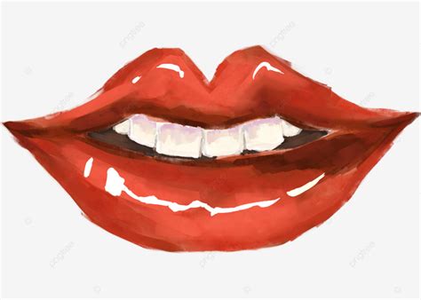 Beautiful Red Lips, Lips, Red Lips, Red Lips PNG Transparent Clipart Image and PSD File for Free ...