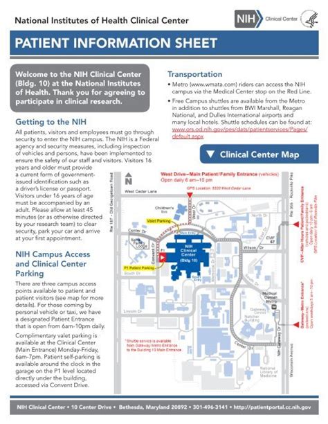 Nih Campus Map Parking