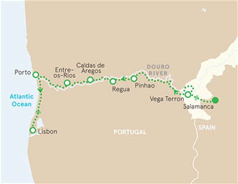 Douro River Map