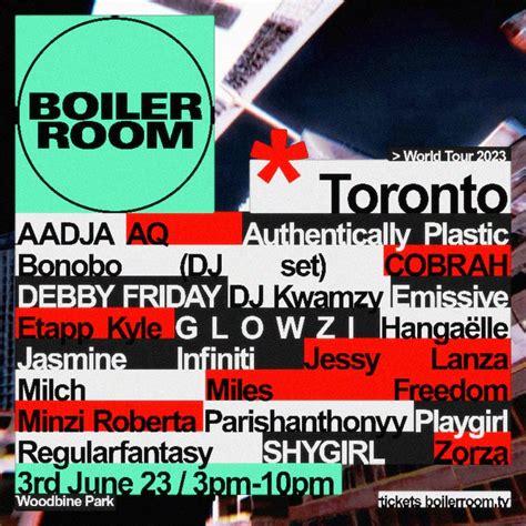 Toronto | Saturday - BOILER ROOM