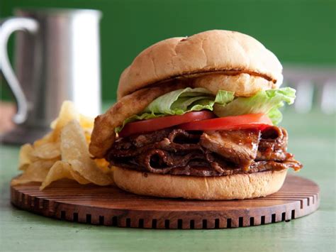 Brisket Sandwich : Recipes : Cooking Channel Recipe | Chuck Hughes ...