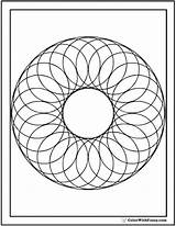 70  Geometric Coloring Pages To Print And Customize sketch template