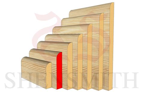 bullnose 94mm Pine Skirting Board - SkirtingBoards.com®