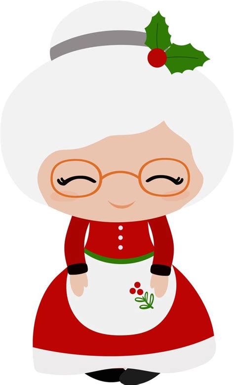 Cute mrs Santa Claus illustration 12884281 Vector Art at Vecteezy