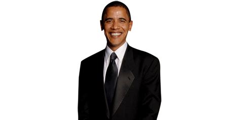 Barack Obama (Suit) Half Body Buddy - Celebrity Cutouts