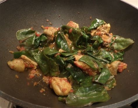 Chicken and Spinach Curry