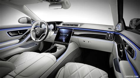 2021 Mercedes-Maybach S-Class (Color: Designo Crystal White / Silver Grey Pearl) - Interior ...