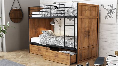 LPD Rocco Wooden Bunk Bed With Storage Drawers - Bedworld ireland