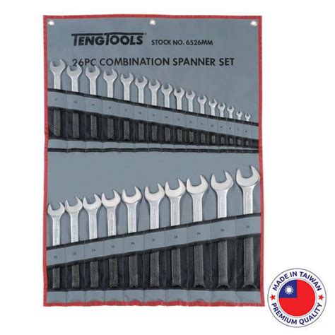 Teng Metric Combination Spanner Set 6-32mm 21 Pieces – General Tools