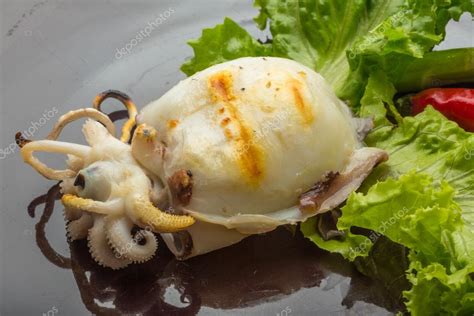 Grilled cuttlefish Stock Photo by ©AndreySt 48599759