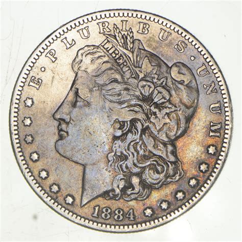 RARE - 1884-S Morgan Silver Dollar - Very TOUGH - High Redbook ...