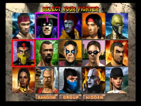 Mortal Kombat 4 Character Select N64 - YouTube