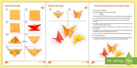 Origami Butterfly Activity | Easy Origami Butterfly for Kids