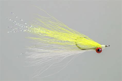 Clouser Minnow Chartreuse & White - Headhunters Fly Shop