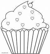 Cute Cupcake Printable Coloring Pages sketch template
