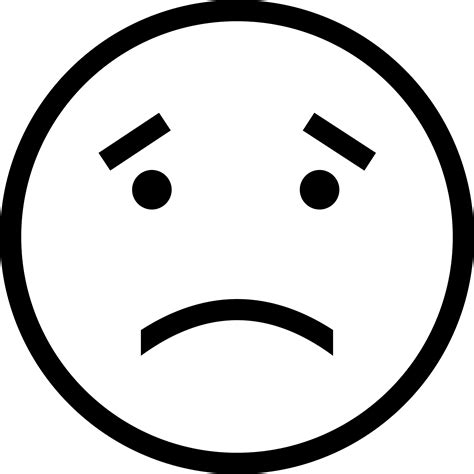 Sadness Smiley Frown Emoticon Drawing - sad png download - 2294*2294 - Free Transparent Sadness ...