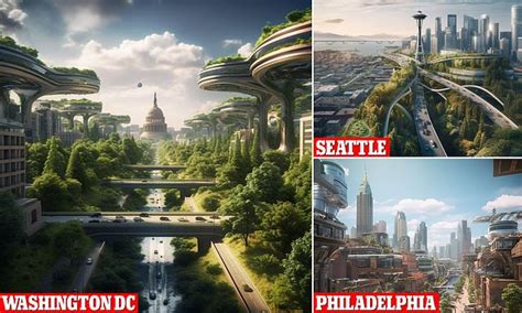 What 10 American cities will look like in 2050, predicted by AI | Daily ...