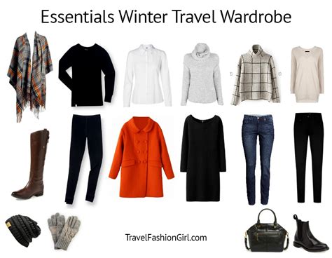 Travel Essentials Packing List for Winter (Cold Weather) Travels | Travel fashion girl, Winter ...