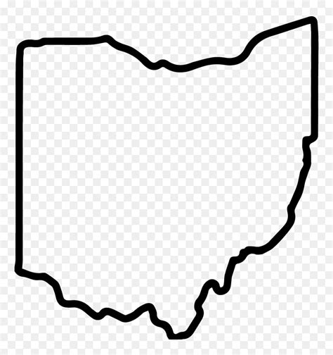 Ohiostateoutline-01 - Ohio State Outline Png, Transparent Png - vhv