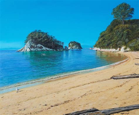 Little Kaiteriteri Beach – Wayne Lloyd Artist