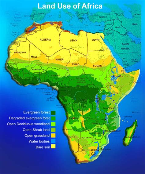 Africa, Political Map Africa