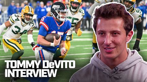 1-on-1 interview with QB Tommy DeVito