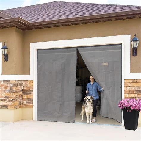 Magnetic 9x7 garage door screen and All Other Sizes - Easy Installation ...