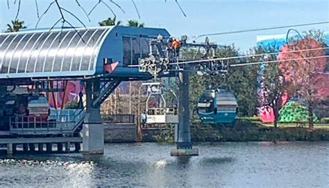 2023-wdw-skyliner closure-cast members working on the skyliner-construction-2