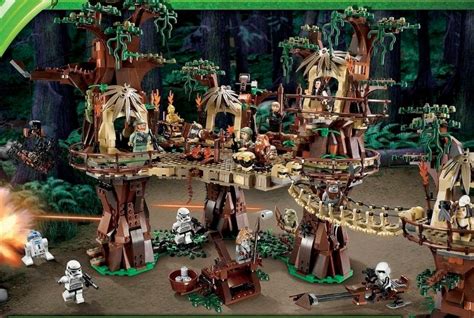 Lego Ewok Village | Lego star wars, Lego ewok, Ewok