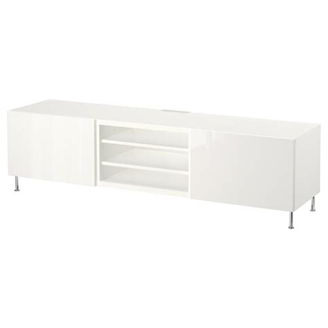 IKEA BEST TV unit with drawers, white - AptDeco