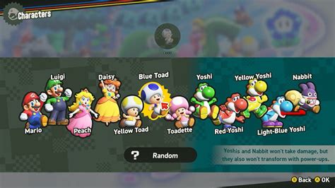 Super Mario Bros. Wonder shows full lineup of playable characters