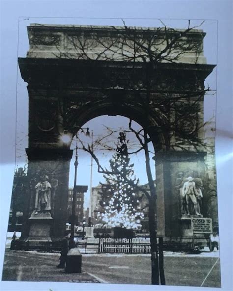 Washington Square Park Christmas Tree 1960s - Washington Square Park Blog