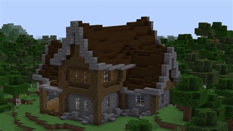 Medieval Spruce House Minecraft Map