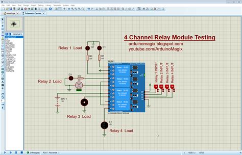 Arduino Relay Modules Proteus Library : Made Easy with 1,2 and 4Channel ...