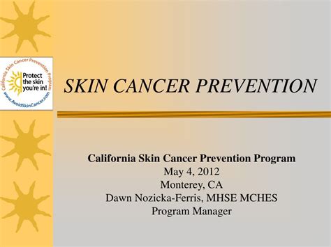 Skin Cancer Prevention