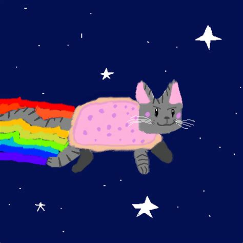 Pixilart - realistic Nyan cat by MrSpazim