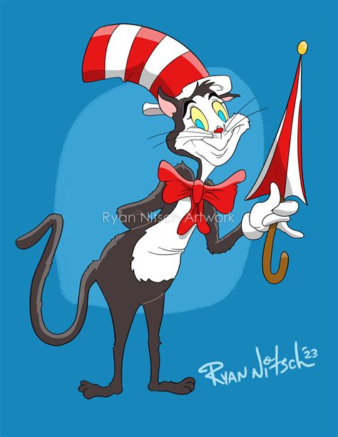 The Cat in the Hat Chuck Jones Style by RyanNitsch on DeviantArt