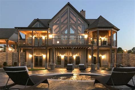 Plan 92386MX: Exclusive Mountain Home Plan with 2 Master Bedrooms | Rustic house plans, Lake ...