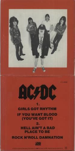 AC/DC Girls Got Rhythm E.P. - Gatefold UK 7" vinyl single (7 inch ...