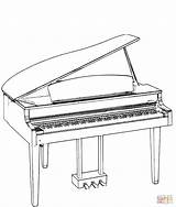 Collection Of Piano Coloring Pages  Free Printable sketch template