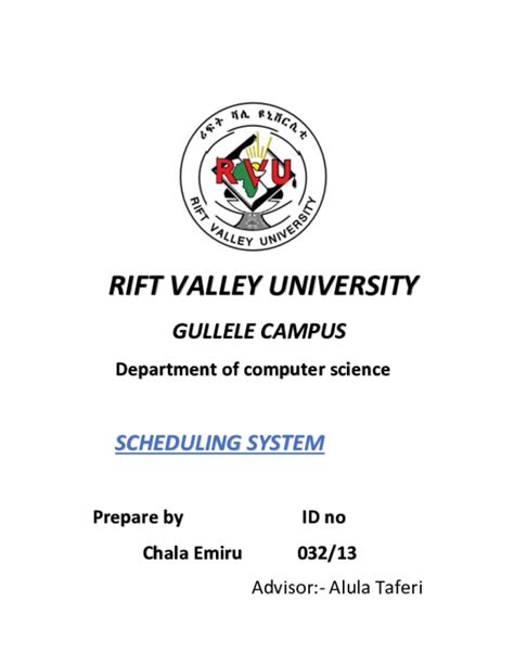 Doc Rift Valley University Sobbe Emiru Academia Edu