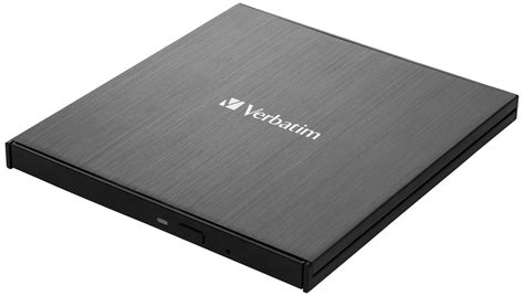 Slimline 4K Ultra HD External Blu-ray Writer, Black - Verbatim | CPC