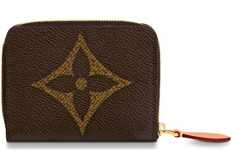 Louis Vuitton Zippy Coin Purse Monogram Giant Brown in Coated Canvas/Leather with Gold-tone